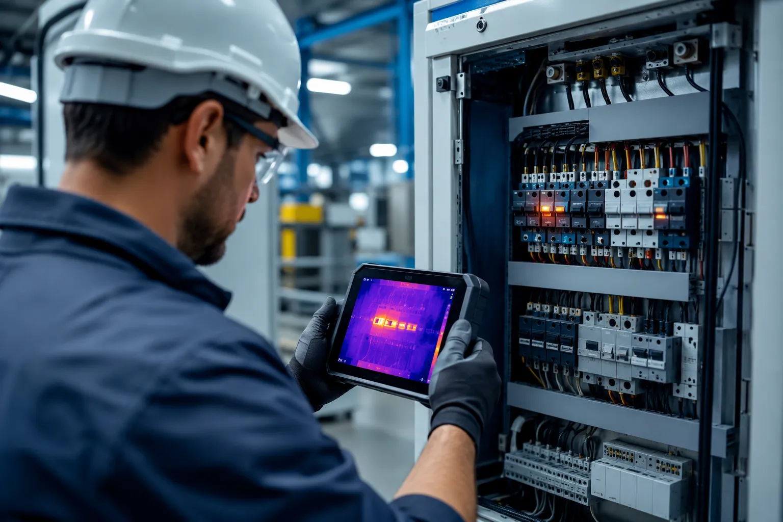 Painéis e equipamentos sob controle